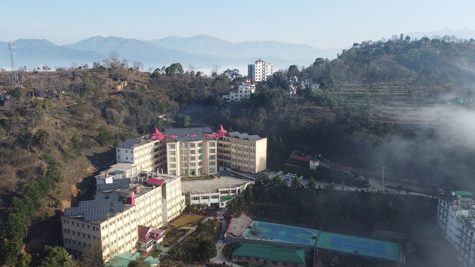 Shiva International Residential School campus at Bilaspur, Himachal Pradesh